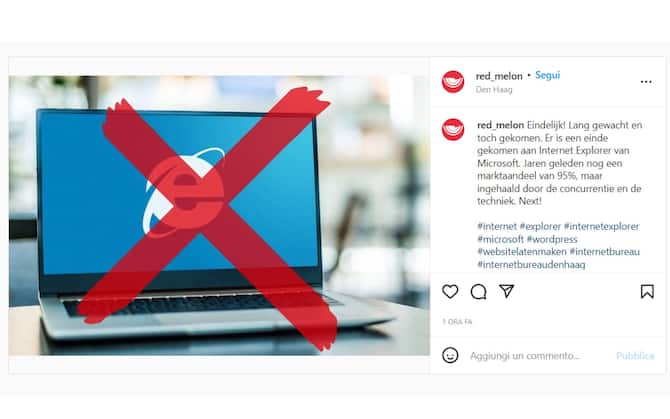 sfondo di Internet Explorer