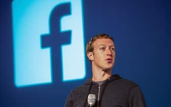 Mark Zuckerberg, chief executive officer and founder of Facebook Inc. ,, speaks during an event at the company's headquarters in Menlo Park, California, US, on Thursday, March 7, 2013. Photographer: David Paul Morris / Bloomberg *** Local Caption *** Mark Zuckerberg