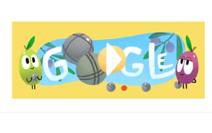 Il Doodle di Google celebra oggi la Pétanque, il gioco delle bocce