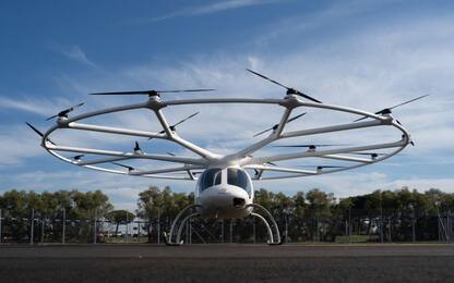 A Fiumicino primo test di volo per Volocopter, il taxi volante