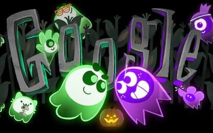 Doodle di Google dedicato ad Halloween: torna il gioco dei fantasmi