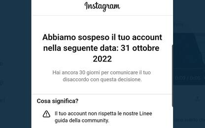 Problemi per Instagram, molti utenti con l'account sospeso