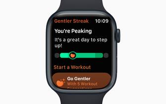 App Apple Watch dell’Anno: Gentler Streak Workout Tracker