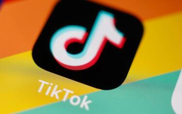 epa10351129 The Tiktok application logo is pictured on a smartphone in Taipei, Taiwan, 06 December 2022. On 02 December, the The US Federal Bureau of Investigation (FBI) warned about Tiktok, that it presents national security concerns in regards to the integrity of the application's algorithm. On 05 December, a Ministry of Digital Affairs (MODA) official announced that the application have been deemed to be 'harmful product against national information security.'  EPA/RITCHIE B. TONGO