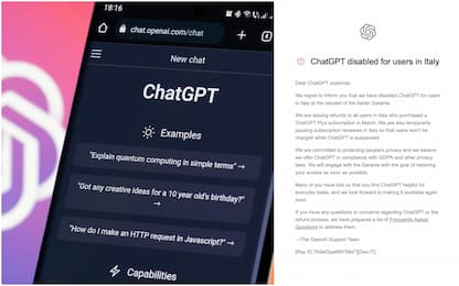 ChatGpt, OpenAI sospende il servizio in Italia