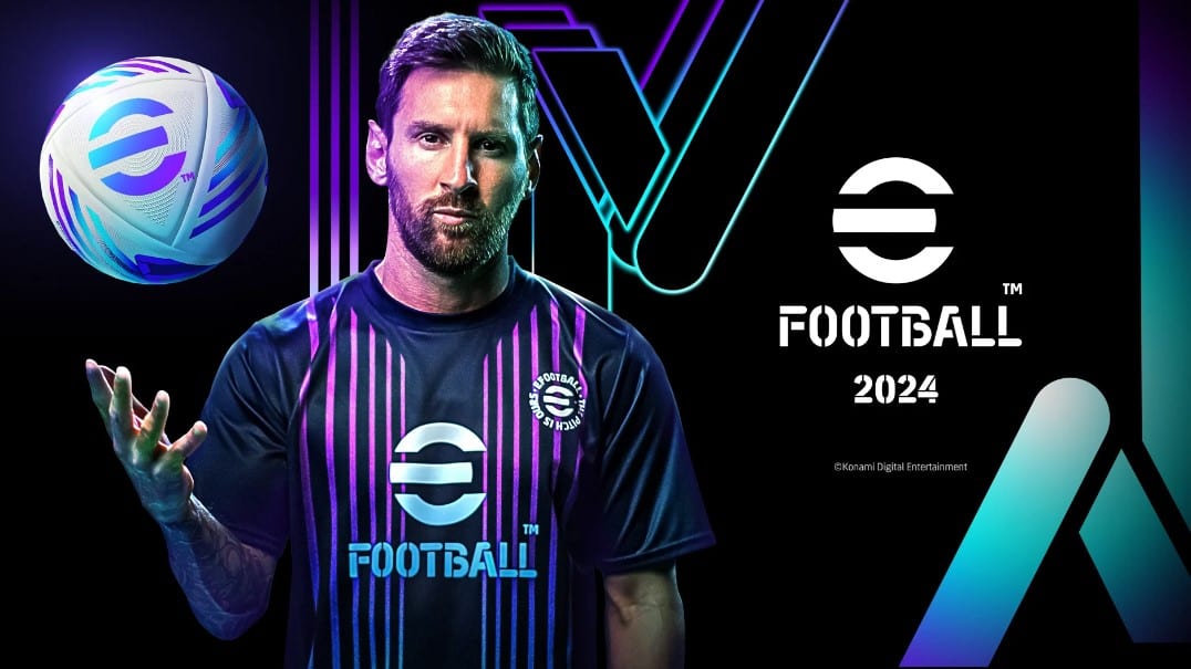 Messi nella cover di eFootball 2024