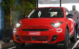 The presentation of the new Fiat 600, Turin, 04 July 2023. ANSA/ALESSANDRO DI MARCO