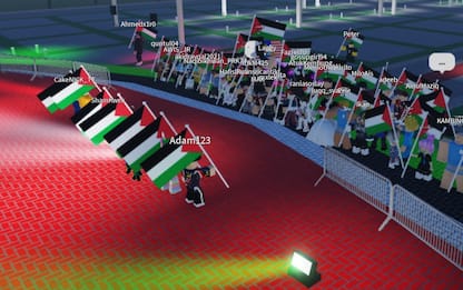Roblox, manifestazioni pro Palestina con avatar e personaggi virtuali