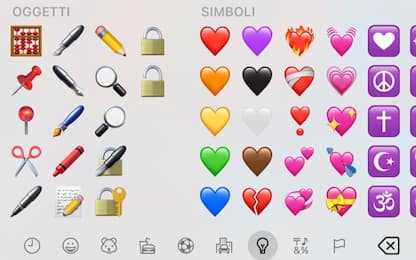 Emoji, i colori dei cuori hanno diversi significati
