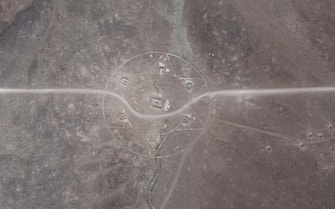 Misterioso disegno nel deserto del Nevada, visto da Google Earth