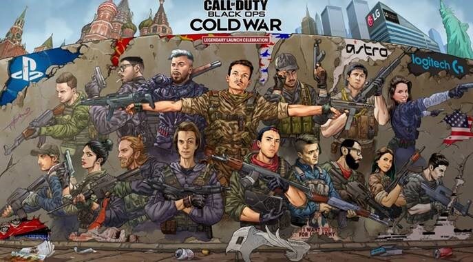 artwork realizzato dal disegnatore Giovanni Timpano per il lancio di COD