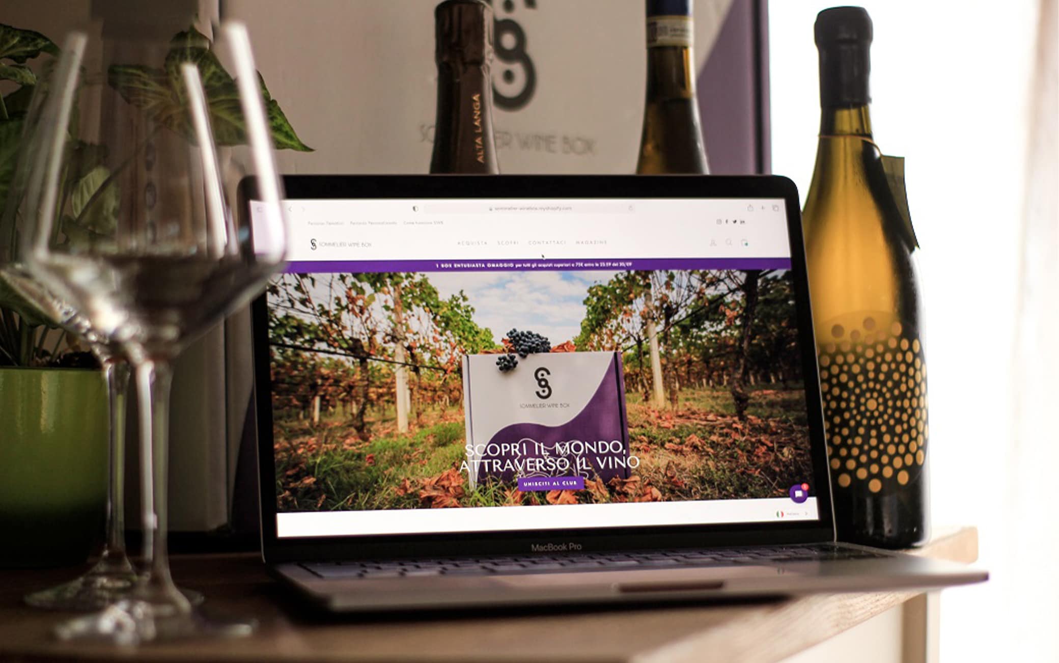 Sommelier Wine Box, new website and personalized itineraries