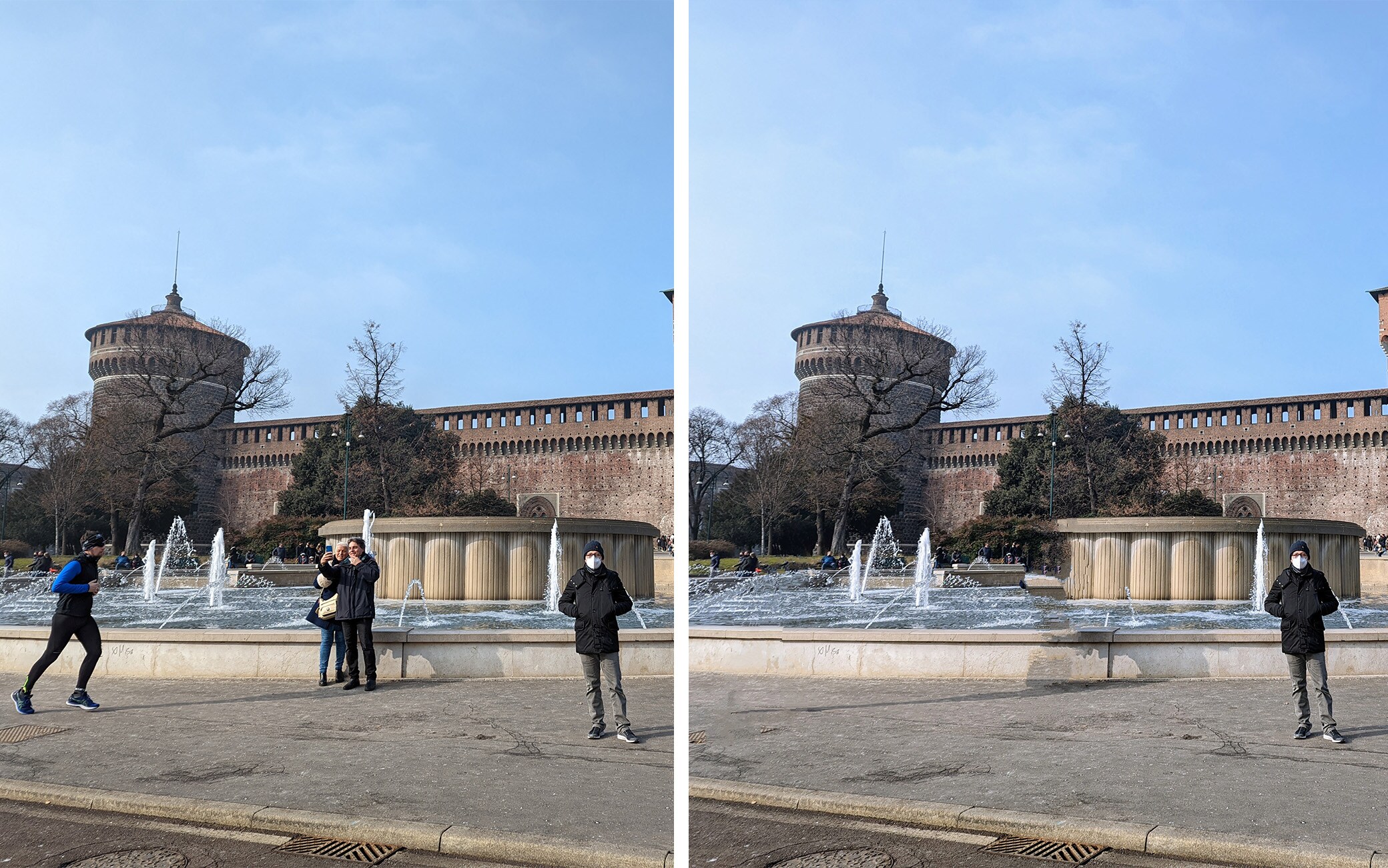 Con la funzione Gomma Magica si possono cancellare persone indesiderate dalle foto Con la funzione Gomma Magica si possono cancellare persone indesiderate dalle foto