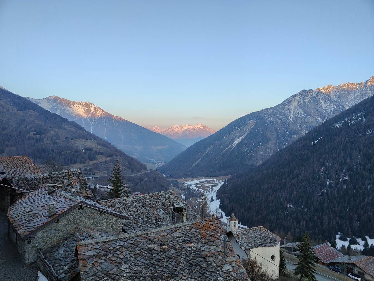 Foto scattata sul Monte Bianco