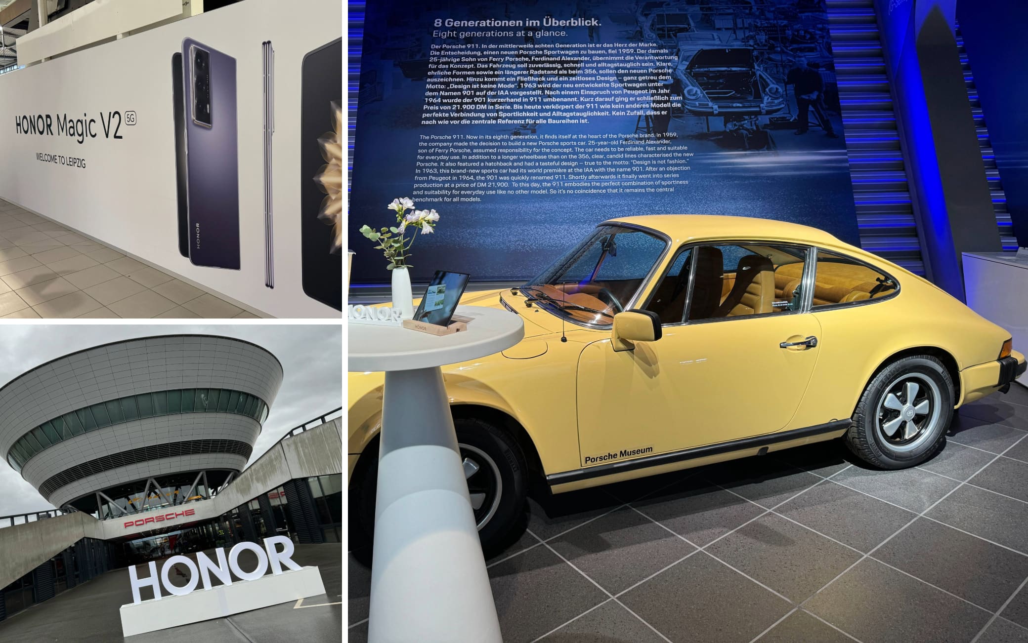Durante la presentazione europea all’interno del Porsche Experience Center di Lipsia anche l'annuncio dell'edizione limitata PORSCHE DESIGN HONOR Magic V2 RSR