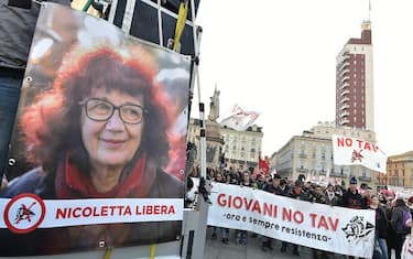 Corteo dei No Tav dopo l arresto dell attivista Nicoletta Dosio a Torino, 11 Gennaio 2020 ANSA/ ALESSANDRO DI MARCO