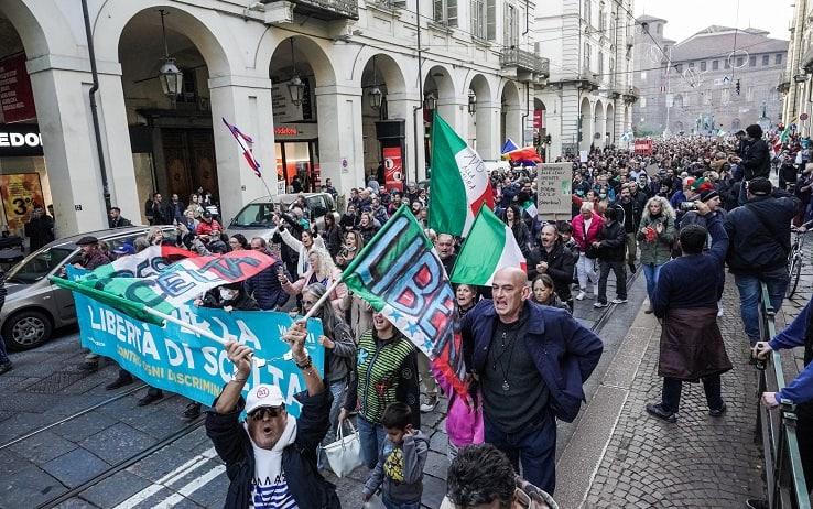 Il corteo a Torino Il corteo a Torino