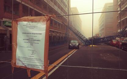 Crollo gru a Torino: al via sopralluogo per lo sgombero dell'area