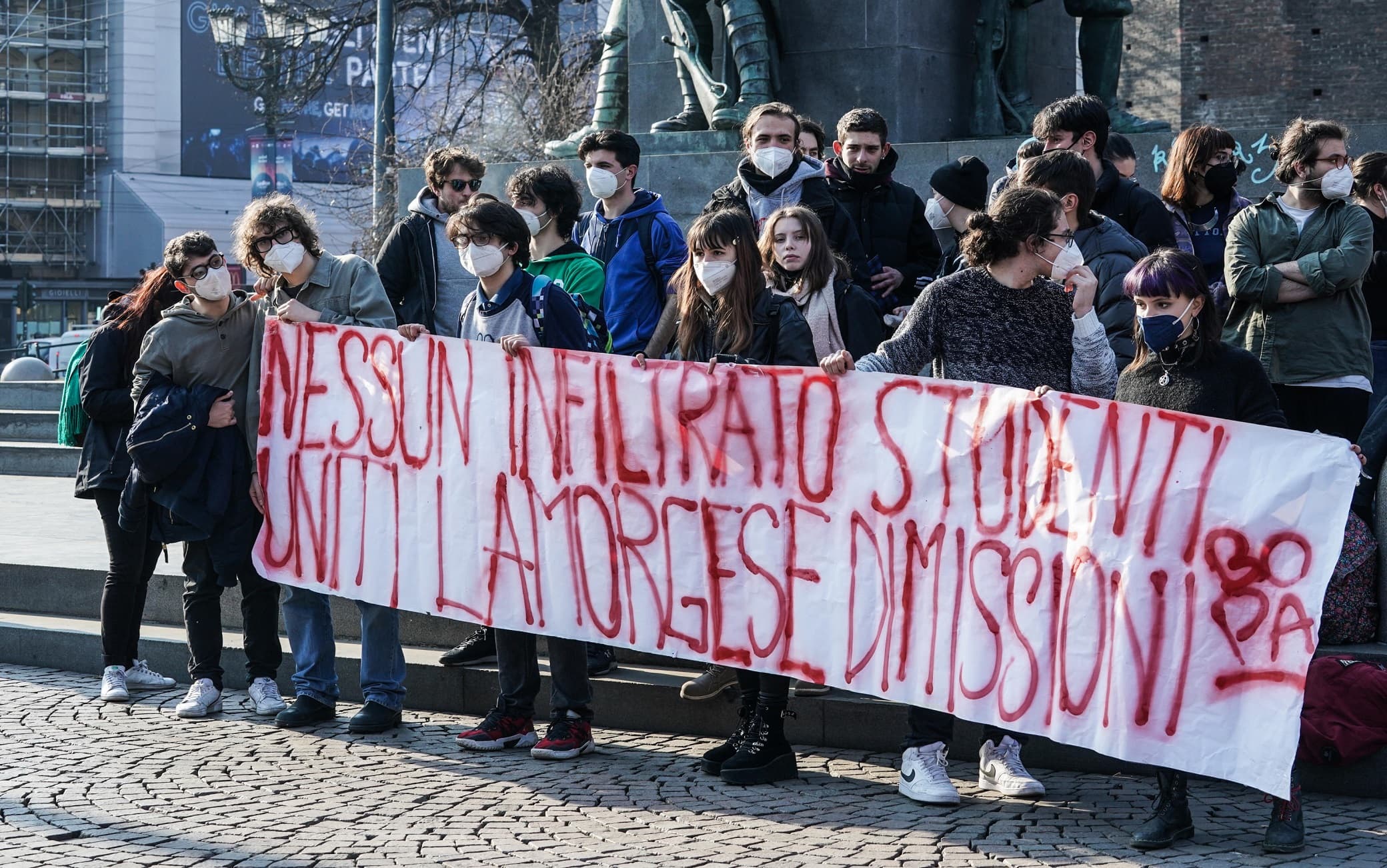 La manifestazione a Torino