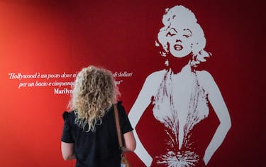 Forever Marilyn, il mito della diva tra foto e memorabilia, alla Palazzina di Stupinigi la mostra con gli scatti di Sam Shaw a Torino, 03 luglio 2022 ANSA/TINO ROMANO