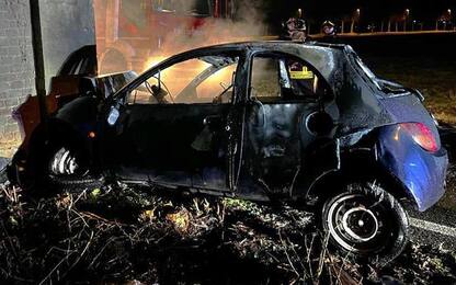 Incidente a Caselle Torinese, auto contro muro: morto il conducente