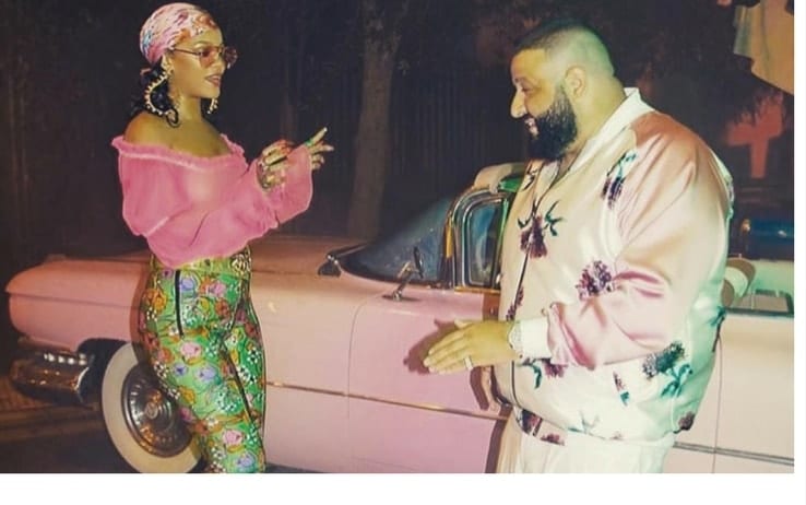 Rihanna sul set del suo nuovo video Rihanna sul set del suo nuovo video