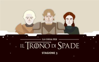 Il Trono di Spade, stagione 3: L'INFOGRAFICA