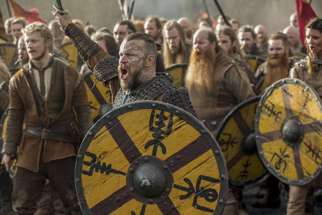 Peter Franzén è Harald Bellachioma Vikings Harald Bellachioma