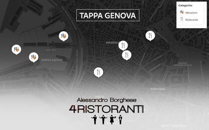 4 Ristoranti riparte da Genova: la mappa dei primi ristoranti in gara