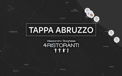 4 Ristoranti Abruzzo: la mappa dei ristoranti in gara