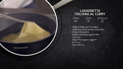 Kitchen Sound: la ricetta della lasagnetta italiana al curry