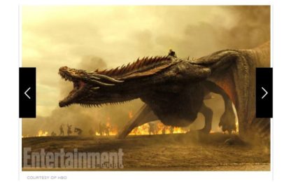 Il Trono di Spade 7: un gigantesco Drogon nelle nuove immagini! FOTO