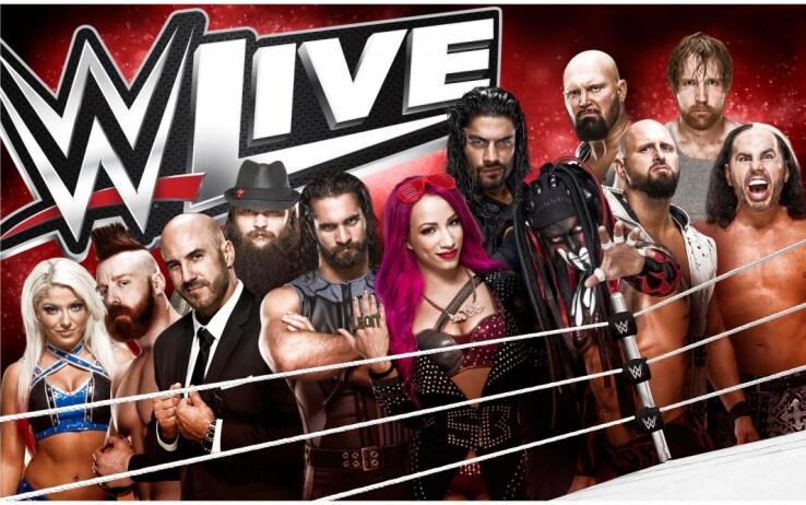 La locandina del tour europeo della WWE La locandina del tour europeo della WWE
