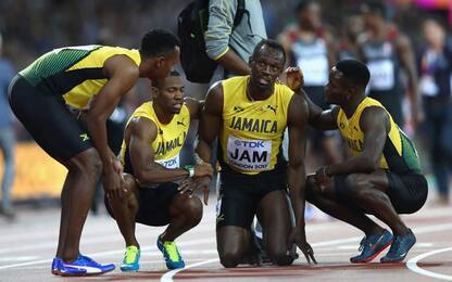 4x100m, Bolt si fa male e non conclude la gara