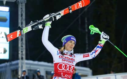 Sci, slalom femminile: vince a sorpresa la Vlhova
