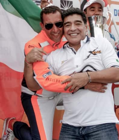 Alfredo Amato, uno dei piloti di punta del mondiale, premiato lo scorso anno da Maradona