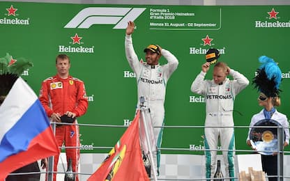 Hamilton allunga, Kimi salva la domenica Ferrari