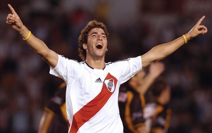 L'esultanza di Higuain con il River Plate (getty) L'esultanza di Higuain con il River Plate (getty)