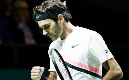ATP Rotterdam: Federer ai quarti con sofferenza