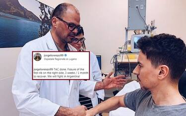 Lorenzo, costola rotta: "Ma in Argentina ci sarò"