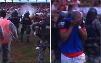 Rissa in Brasile, polizia usa gas urticante. VIDEO