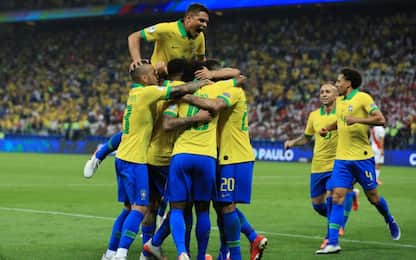 Copa America, Brasile ai quarti: Perù ko 5-0