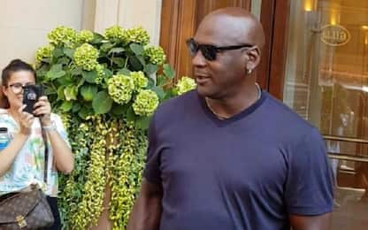Michael Jordan a Firenze: visita agli Uffizi