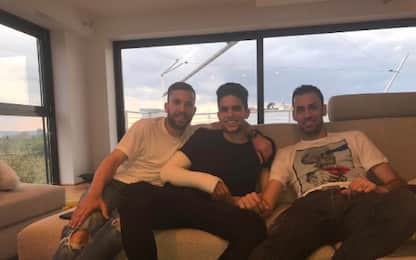 Borussia, Busquets e Jordi Alba a casa di Bartra