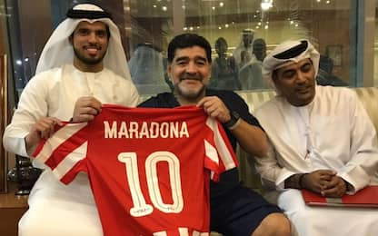 Maradona è il nuovo allenatore dell'Al Fujiairah