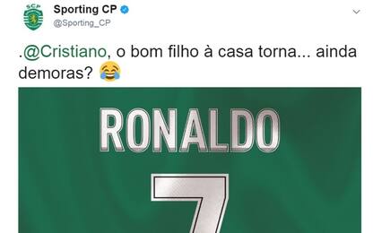 CR7, lo Sporting Lisbona ci prova... via Twitter