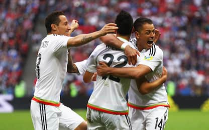 Il Messico ribalta la Russia: 2-1 e semifinale