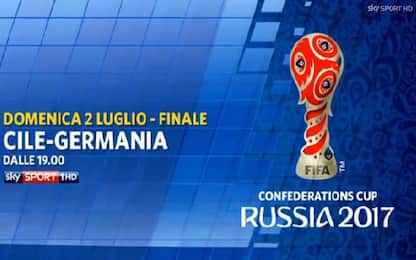 Finale Confederations Cup: la diretta su Sky Sport