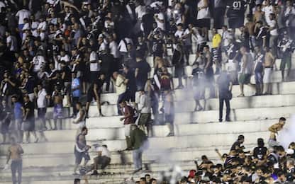 Vasco-Flamengo, scontri tifosi polizia: un morto
