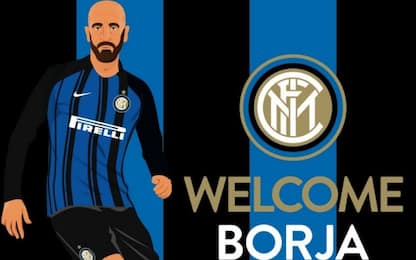 Inter, ufficiale Borja Valero: maglia numero 20
